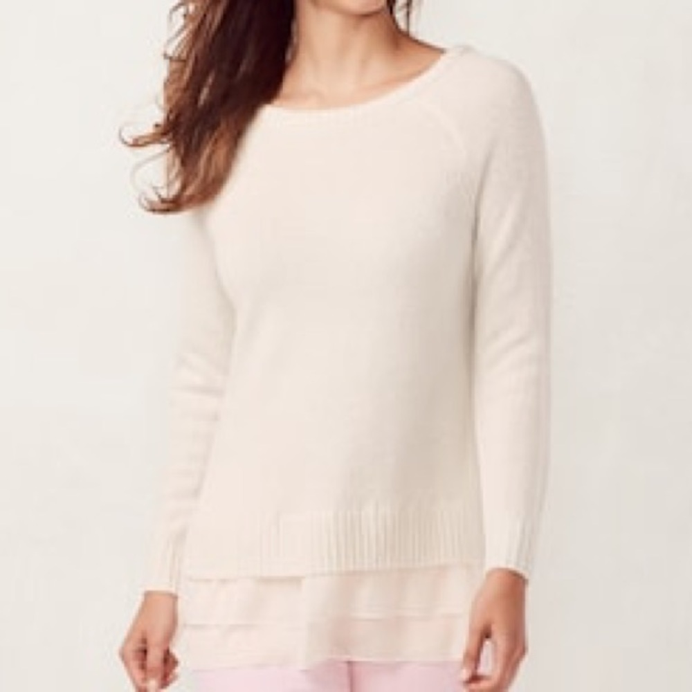 Lauren Conrad Tiered Mock-Layer Sweater